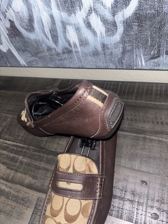 Coach Men's Signature C Logo Loafers SZ 9 - Picture 6 of 12